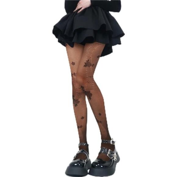 Accessories - Womens Sheer Tights High Waist Sexy Lace Pantyhose Transparent